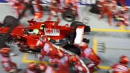 Ferrari crew at work